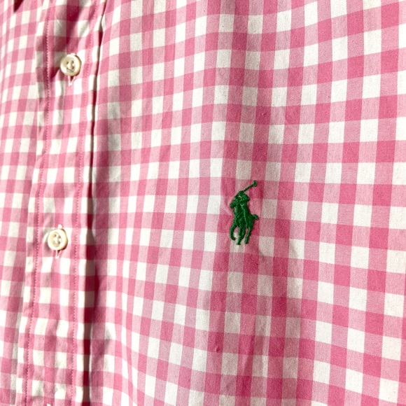 RALPH LAUREN | Pink gingham check shirt - Picture 2 of 5